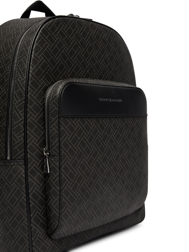Tommy Hilfiger Rucksack Tommy Hilfiger Th Flag Monogram Backpack AM0AM14137 Schwarz