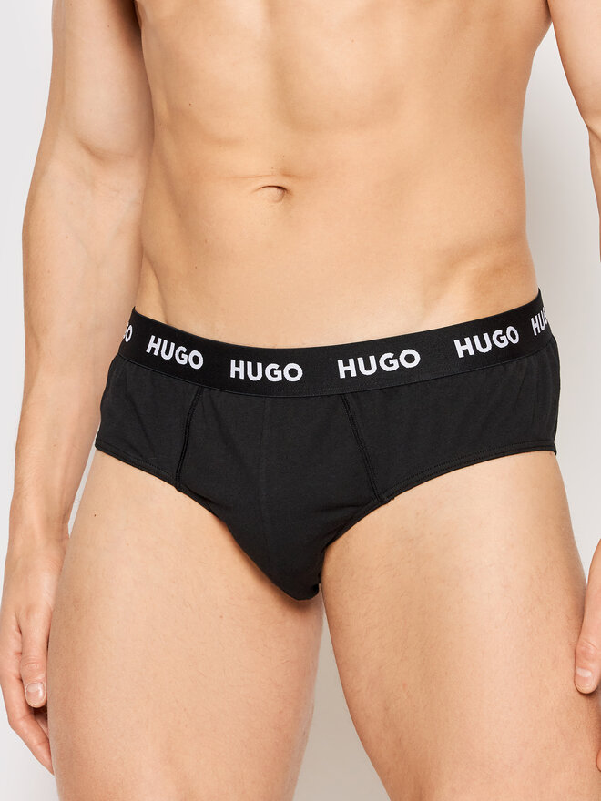 HUGO Hugo Σετ σλιπ 3 τμχ. 50469763 Μαύρο