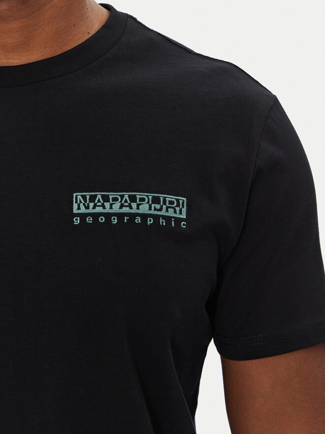 Napapijri Napapijri Camiseta S-Vignoni NP0A4ILX Negro Regular Fit