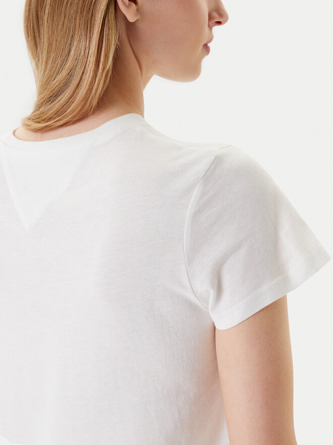 Tommy Jeans Tommy Jeans Camiseta Essential DW0DW21404 Blanco Regular Fit