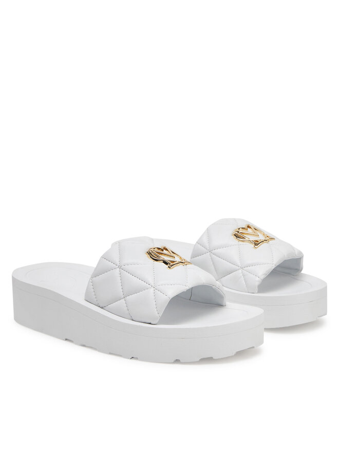 LOVE MOSCHINO Klapki LOVE MOSCHINO JA28014I1MIE0100 Biały