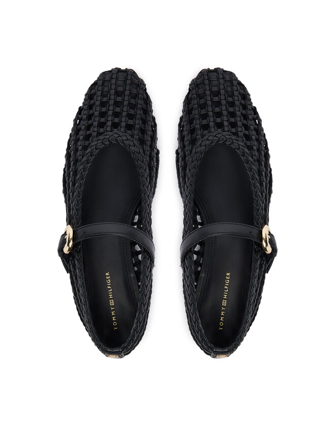 Tommy Hilfiger Ballerinas Tommy Hilfiger Mary Jane Ballerinas FW0FW09244 Schwarz