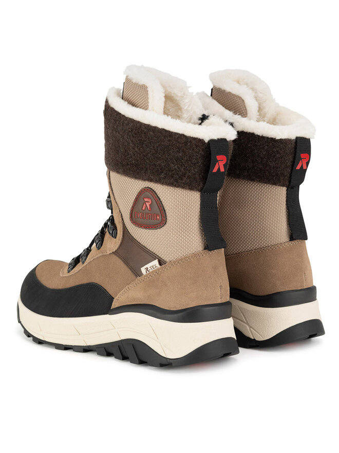Rieker Revolution Lifestyle Botki Rieker Revolution Lifestyle W0066-64 Beżowy