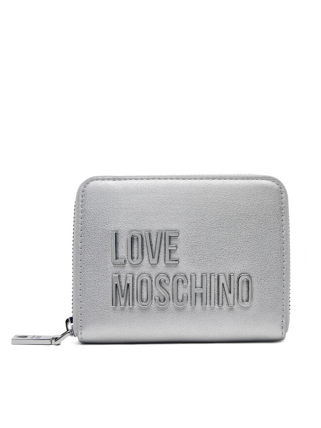 LOVE MOSCHINO Μικρό Πορτοφόλι Γυναικείο LOVE MOSCHINO JC5613PP1MKD196B Ασημί