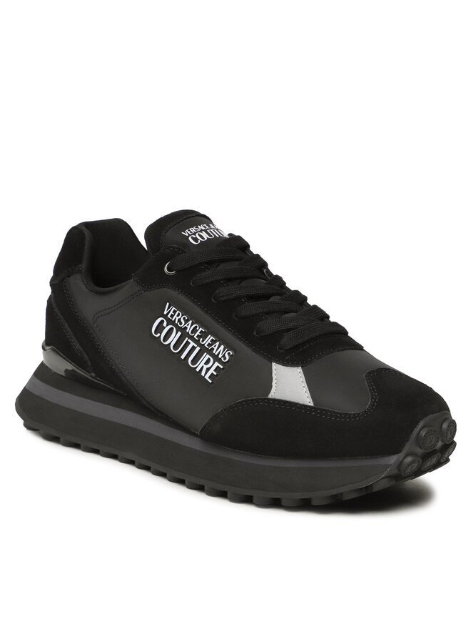 Sneakersy Versace Jeans Couture 74YA3SE2 Czarny | eobuwie.com.pl