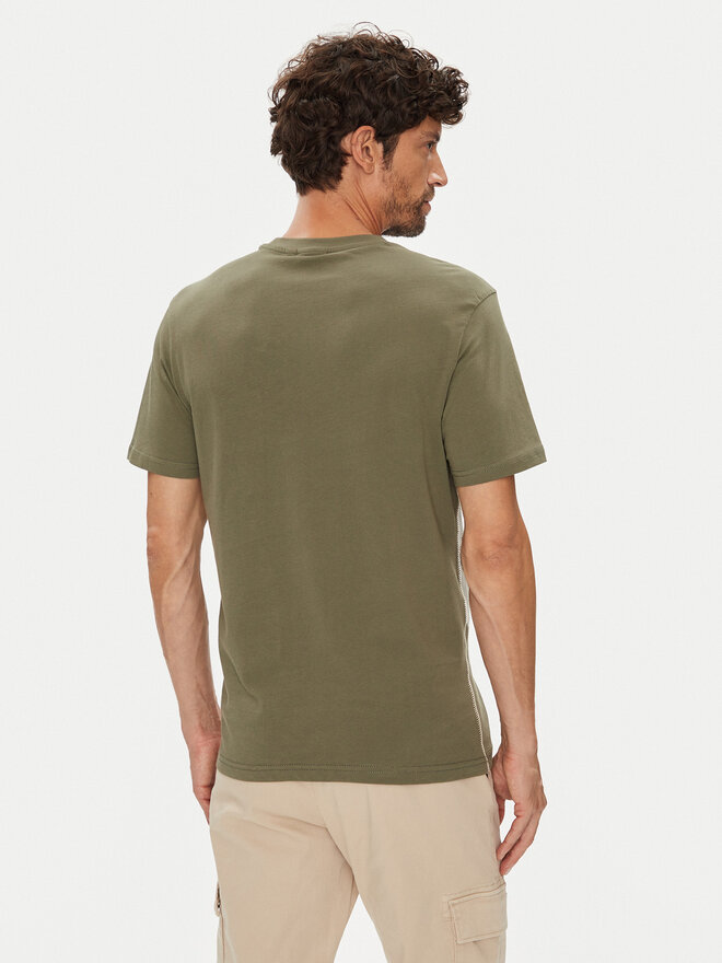 Napapijri Napapijri Camiseta S-Aylmer NP0A4HTO Verde Regular Fit