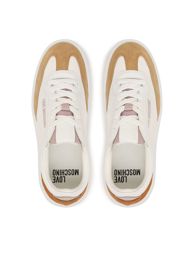 LOVE MOSCHINO Снікерcи LOVE MOSCHINO JA15215G1PINH10C Білий