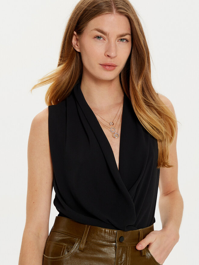 Tory Burch Nyaklánc Tory Burch Miller Pave Layered 163733 Arany