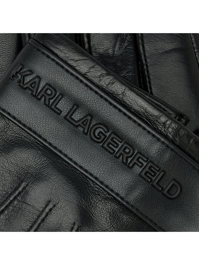 KARL LAGERFELD Ženske rokavice KARL LAGERFELD 226M3608 Črna