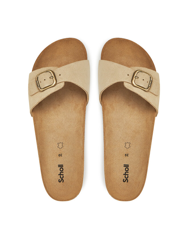 Scholl Papucs Scholl Estelle F32156 Bézs