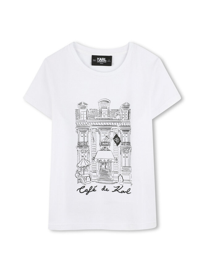 Karl Lagerfeld Kids Karl Lagerfeld Kids T-Shirt Z30494 S Weiß Regular Fit