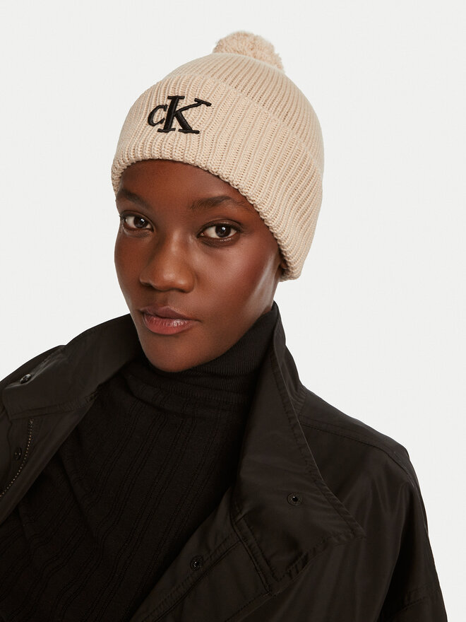 Calvin Klein Σκούφος Calvin Klein Seasonal K60K612653 Μπεζ