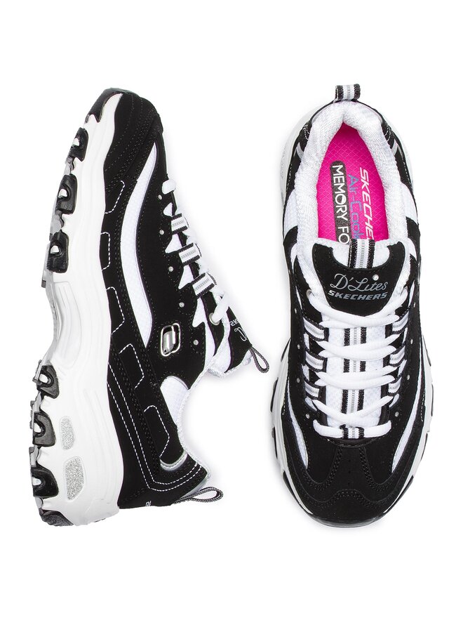 Skechers Сникърси Skechers D'lites Biggest Fan 11930/BKW Черен