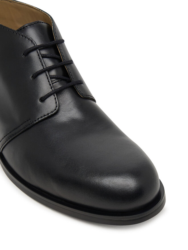 Calvin Klein Gležnjače Calvin Klein Ess Rubber Desert Boot Lth HM0HM01979 Crna