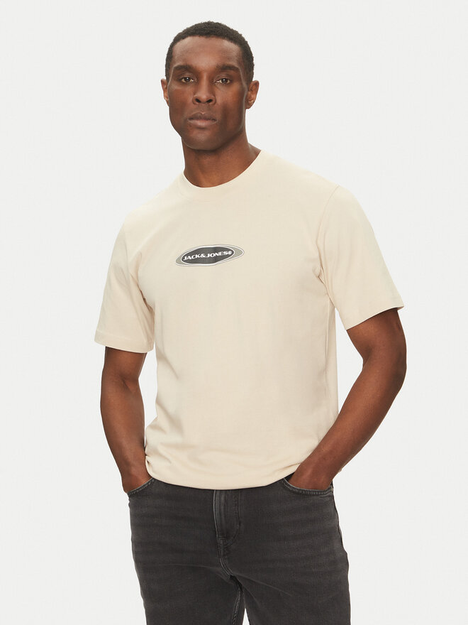 Jack&Jones Jack&Jones T-Shirt Pacer 12273880 Beige Relaxed Fit
