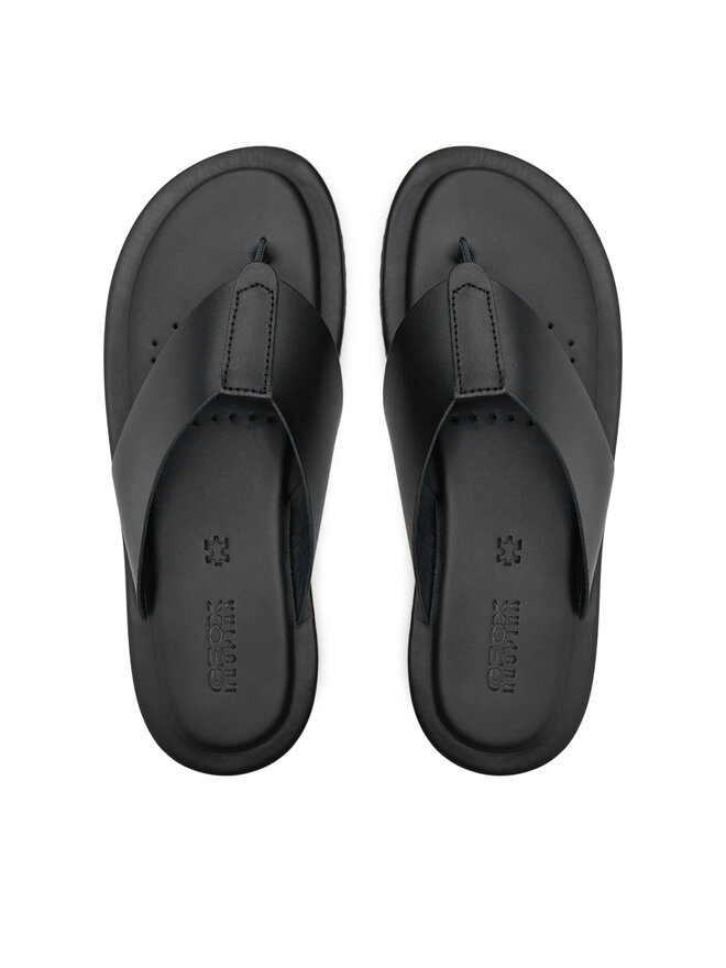 Japonki Geox U Erice U45GUC 00043 C9999 Czarny | eobuwie.com.pl