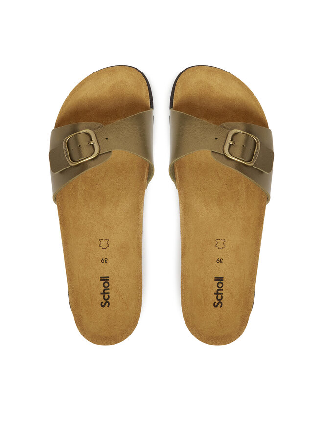 Scholl Pantoletten Scholl Estelle F32157 Khakifarben