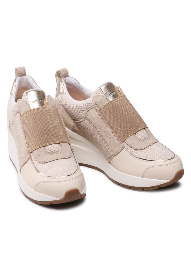 Sneakers Geox D Zosma B D258LB 085M2 C5002 Beige chaussures