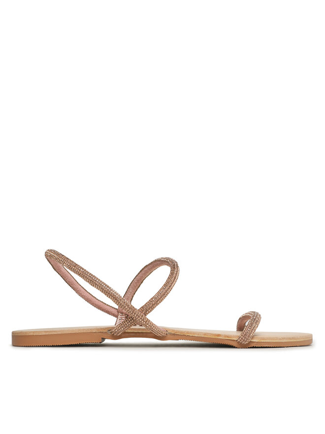 Embellished leather sandals outlet
