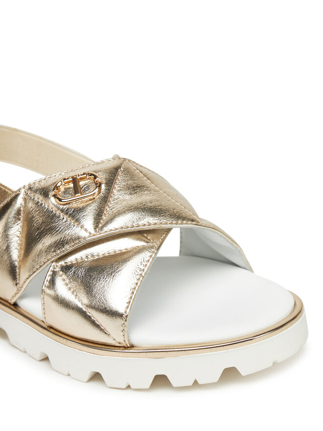 TWINSET Sandalen TWINSET 251GCJ044 S Goldfarben