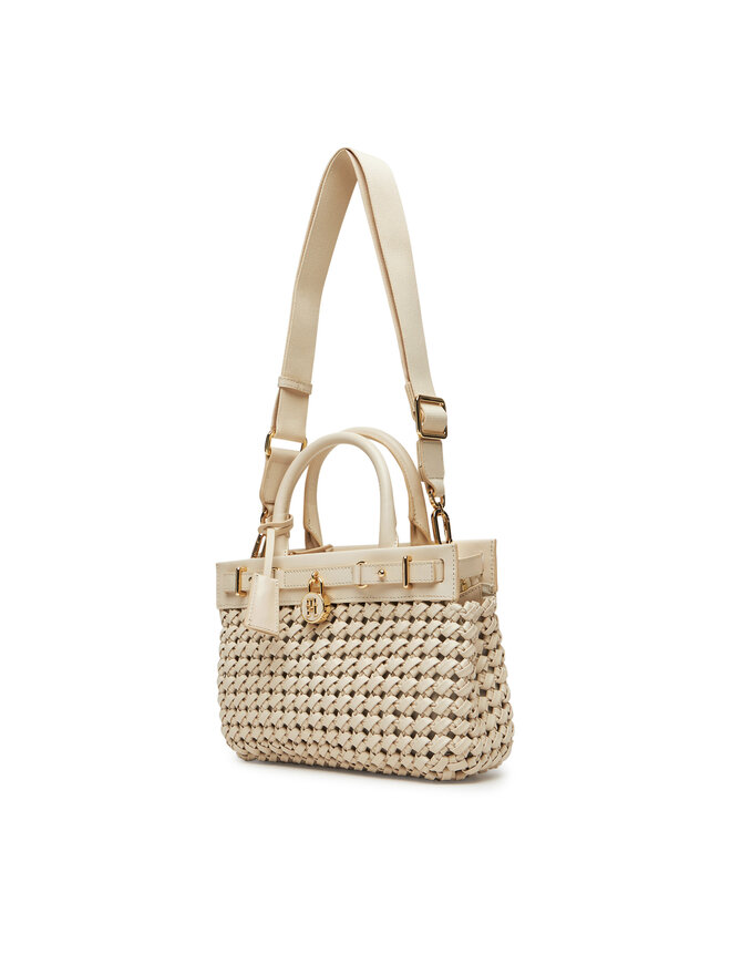 Tommy Hilfiger Táska Tommy Hilfiger American Icon Mini Tote Le Wo AW0AW17395 Bézs