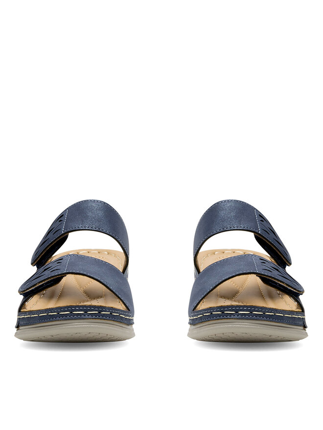 Clara Barson Pantoletten Clara Barson WYL05010-11 Blau