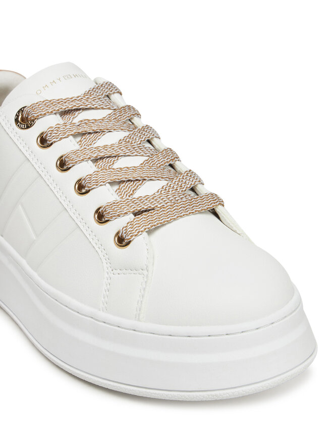 Tommy Hilfiger Αθλητικά Tommy Hilfiger Low Cut Lace-Up T3A9-33751-1355 S Λευκό