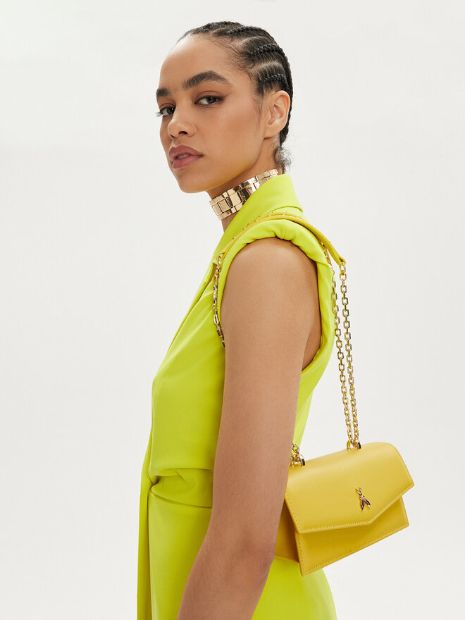 Patrizia Pepe Handtasche Patrizia Pepe 2B0032/L061-Y447 Gelb