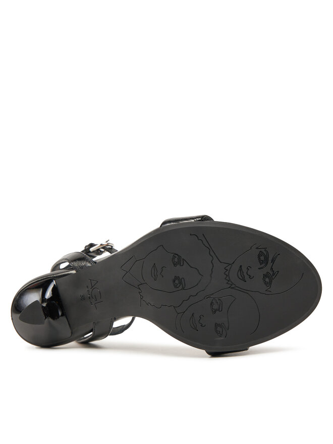 AGL Szandál AGL Trilly Ribbon D669033PHANTAR0000 Fekete