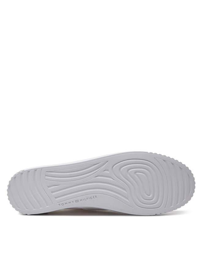 Tommy Hilfiger Кросівки Tommy Hilfiger Canvas Lace Up Sneaker FW0FW07805 Білий