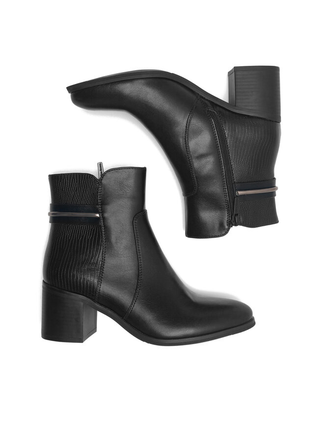 Clara Barson Botine Clara Barson LILOU WS22405-05 Negru