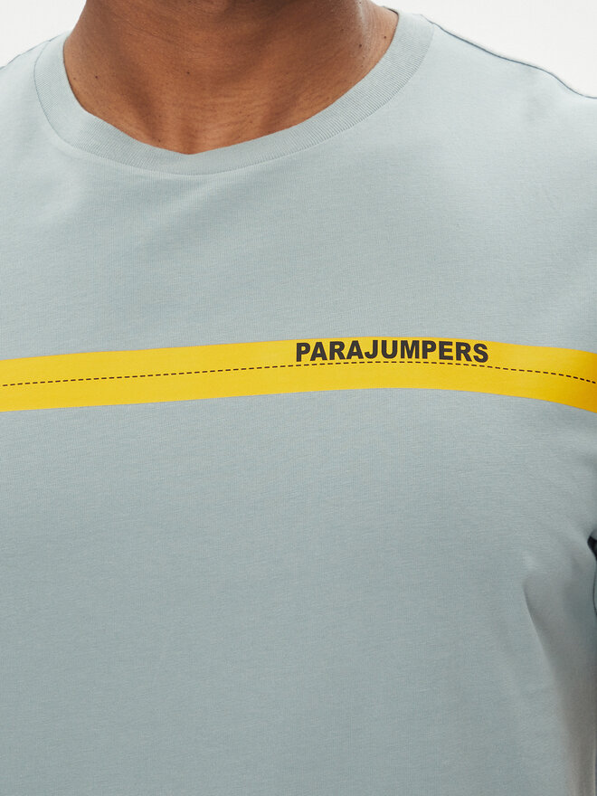Parajumpers Parajumpers Póló Tape 25SMPMTSIT01 Kék Regular Fit
