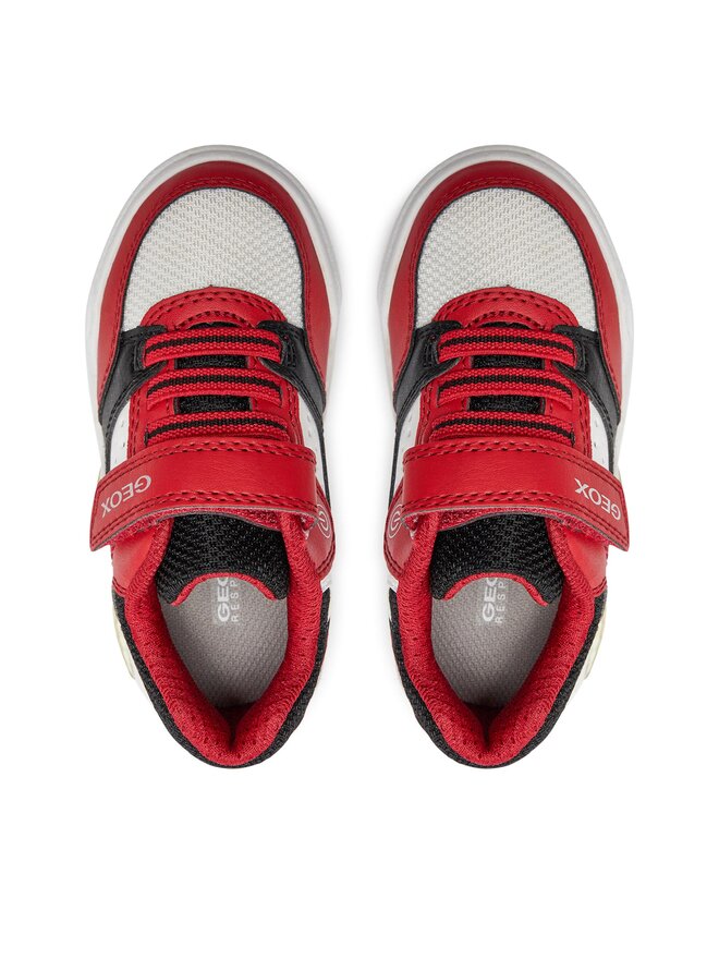 Geox Sneakersy Geox J Illuminus Boy J45GVC 0BU11 C0020 M Červená