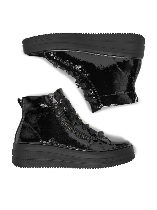 Remonte Schnürschuhe Remonte D1C72-00 Schwarz