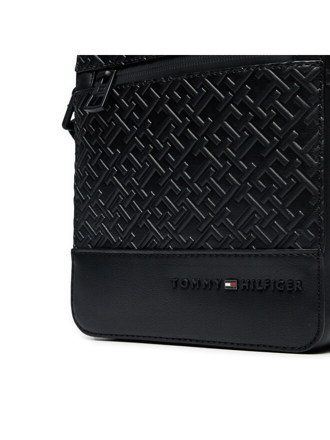 Tommy Hilfiger Válltáska Tommy Hilfiger Monogram Mini Reporter AM0AM12677 Fekete
