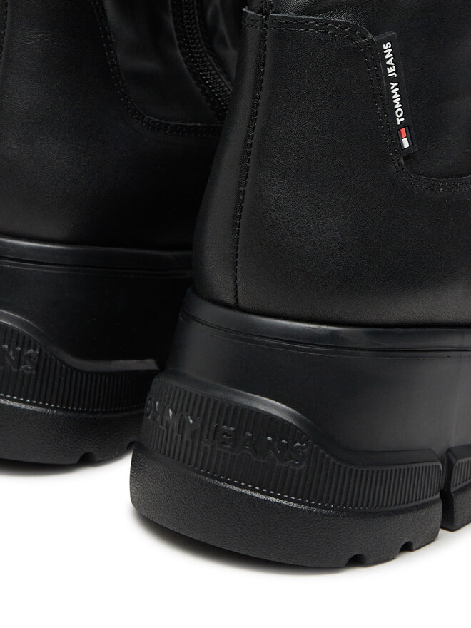 Tommy Jeans Чоботи Tommy Jeans Tjw Lightweight Otk Boot EN0EN02634 Чорний