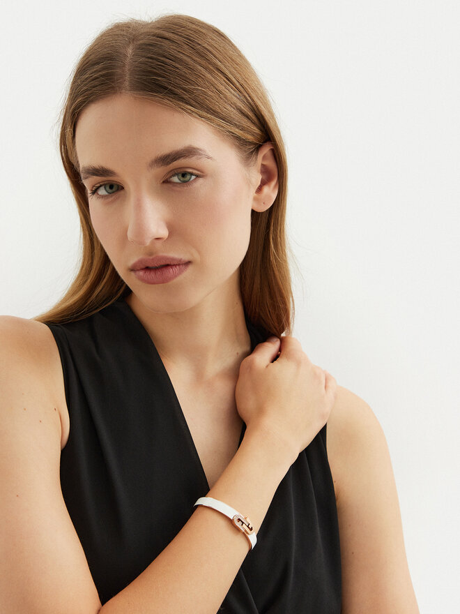 Furla Pulsera Furla Arch Double WJ00087-N79000-1135S-1-008-20-CN-L Blanco