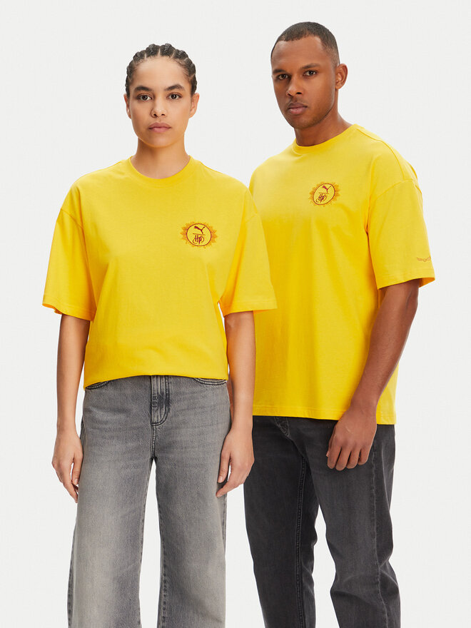 Puma Puma Camiseta Unisex Harry Potter 630092 Amarillo Oversize