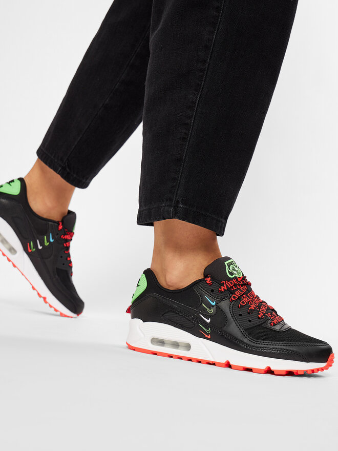 Sneakersy Nike Air Max 90 Ww CK7069 001 Czarny | eobuwie.com.pl
