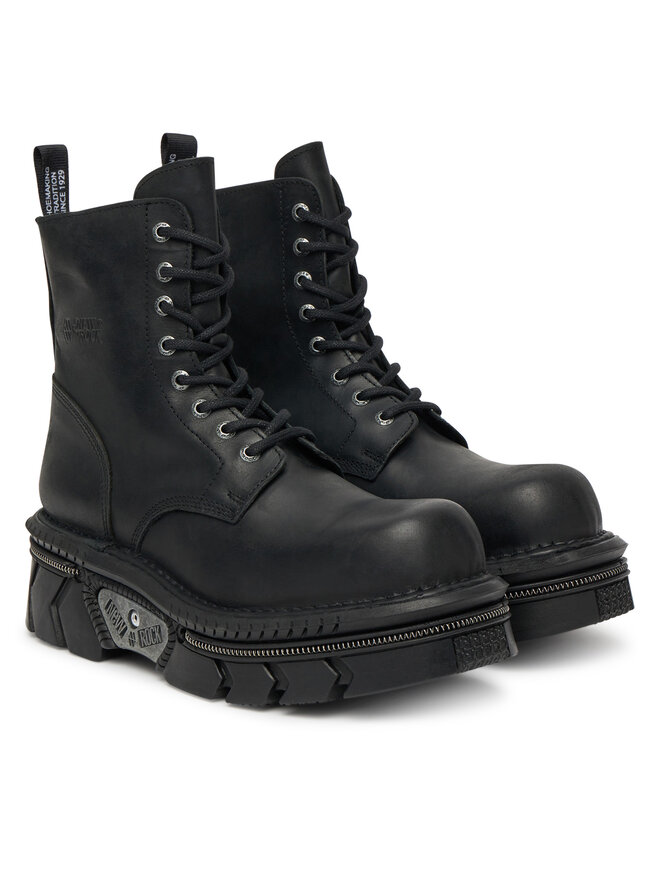 NEW ROCK Αρβύλες NEW ROCK M-MILI084N-S6 Μαύρο