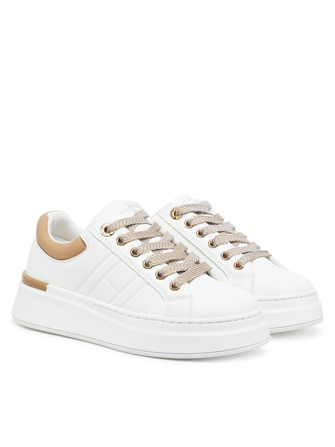 Tommy Hilfiger Сникърси Tommy Hilfiger Low Cut Lace-Up Sneaker T3A9-33751-1355 M Бял