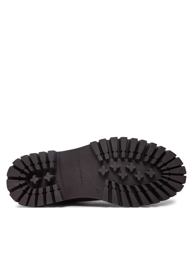 Tommy Hilfiger Боти тип челси Tommy Hilfiger Casual Hilfiger Chunky Lth Chels FM0FM05197 Кафяв