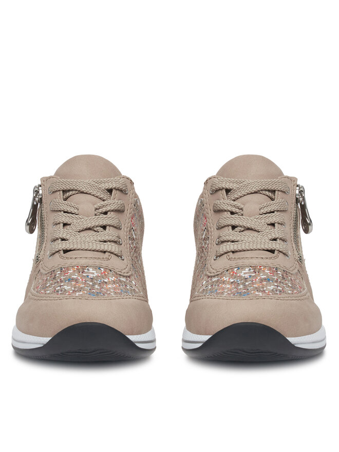 Rieker Sneakersy Rieker N1112-62 Beżowy