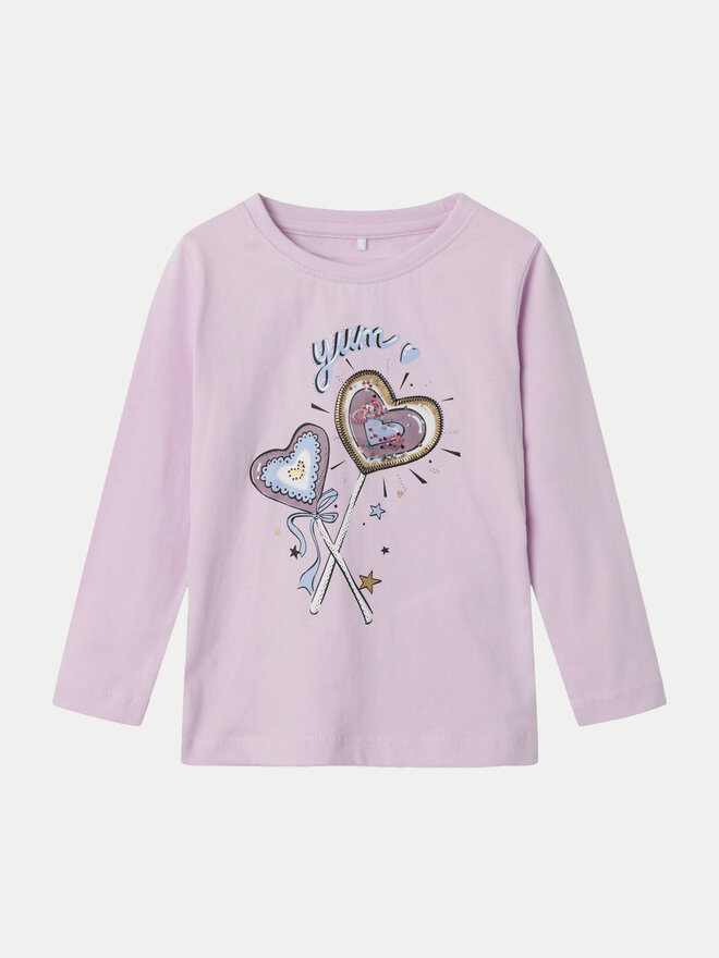 NAME IT NAME IT Camiseta Bethany 13237842 Rosa Regular Fit
