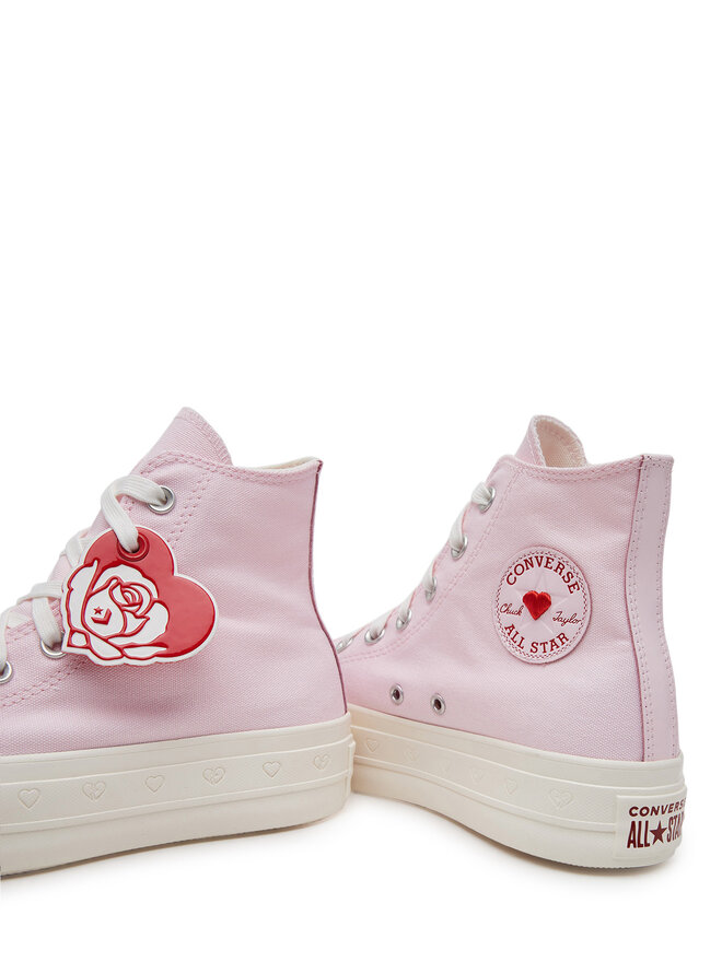 Converse Sneakers Converse Chuck Taylor All Star Lift Platform Hearts A13652C Ροζ