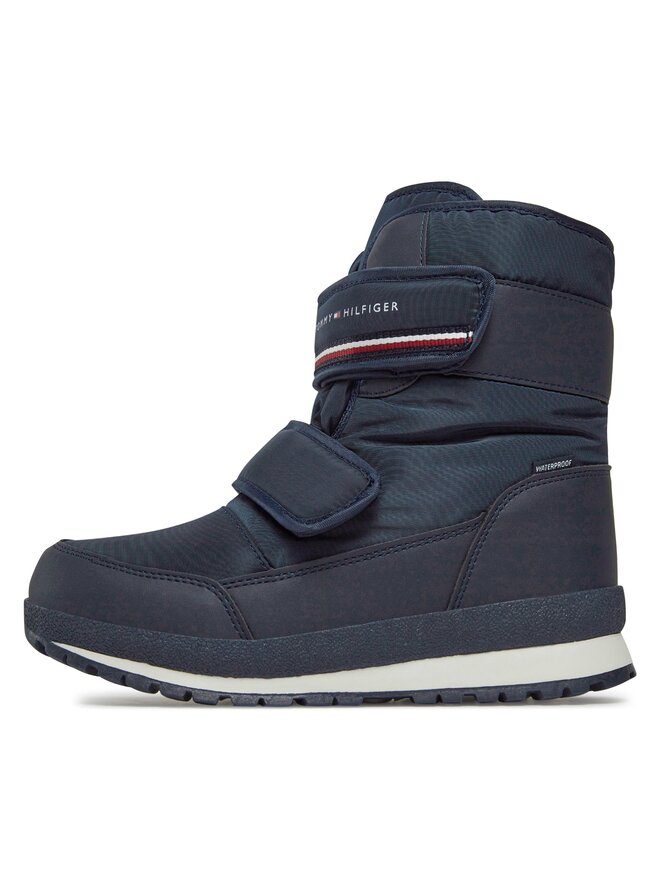 Tommy Hilfiger Gležnjarji Tommy Hilfiger T3B5-33163-1486800 S Modra