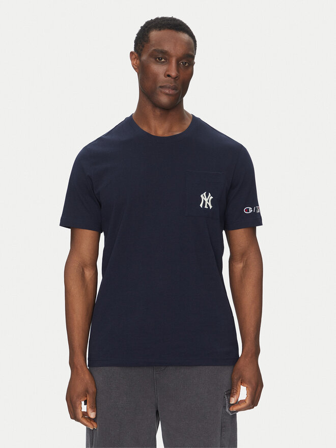 Champion Champion T-Shirt 221038 Dunkelblau Regular Fit