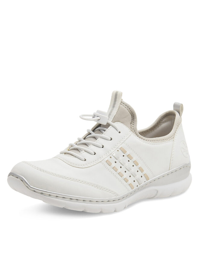 Rieker Polobotky Rieker L3259-80 Bílá