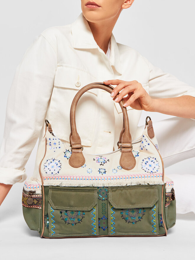 Desigual Handtasche Desigual 21SAXA08 Grün