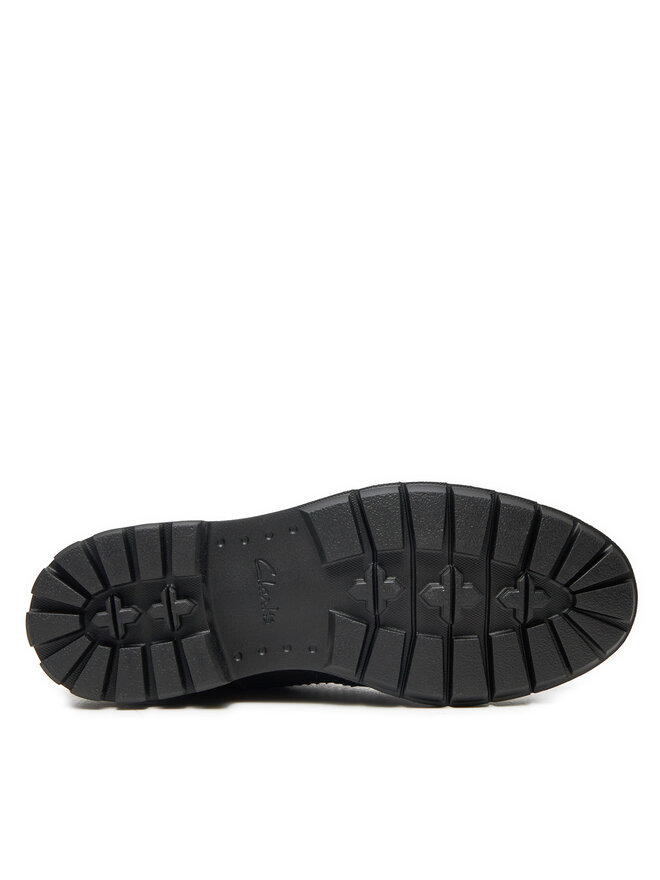 Clarks Kozačky Clarks Batcombe Lord 261348577 Černá